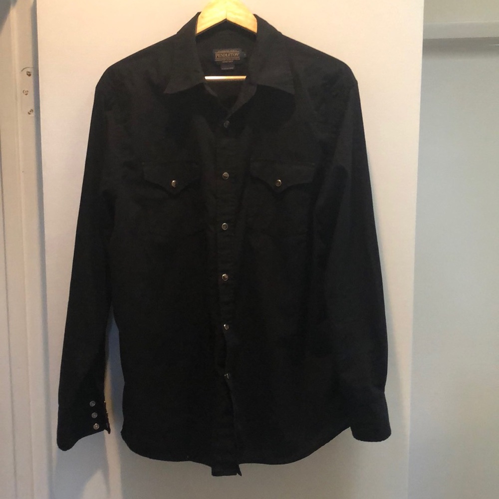 PENDLETON  western pearl snap L